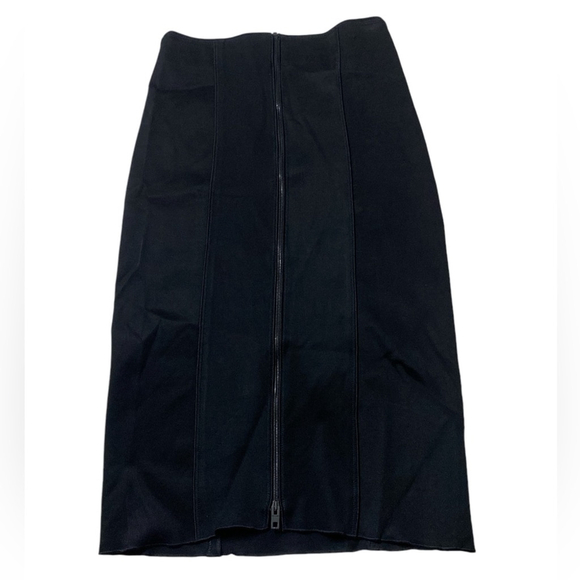 Rag & Bone - Pencil Midi Length Front Zip Skirt - Picture 1 of 8